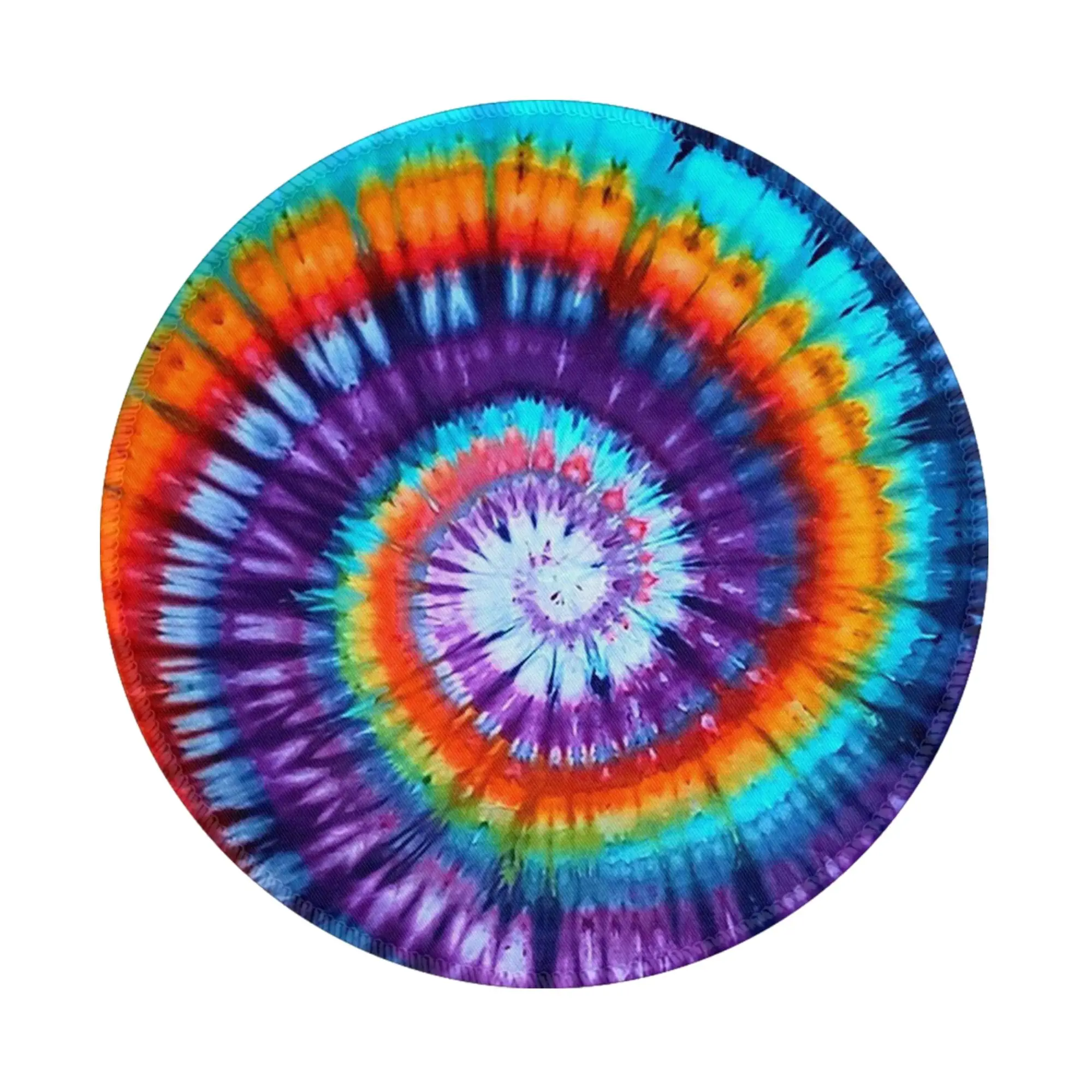 Classic Rainbow Spiral Tie Dye Mouse Pad Computer Keyboard Mouse Mat Gaming PC Laptop Desk Mat Office Accessories Table Mats