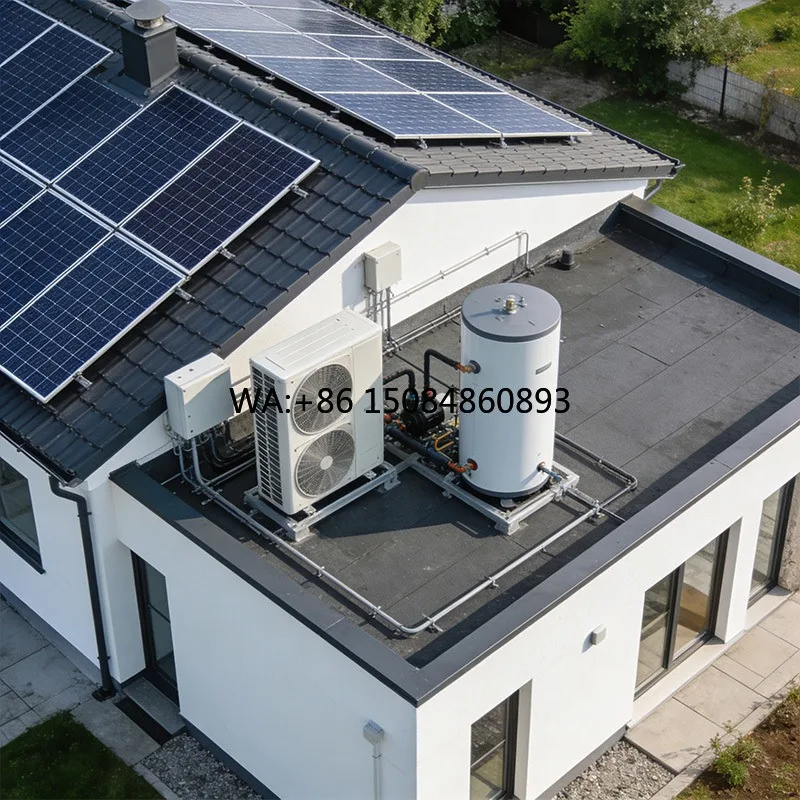 Factory Direct Low Noise Air Source Heat Pump System, High Efficient Energy Saving PVT Solar Panel Kit, Stable Durable Whole Hou