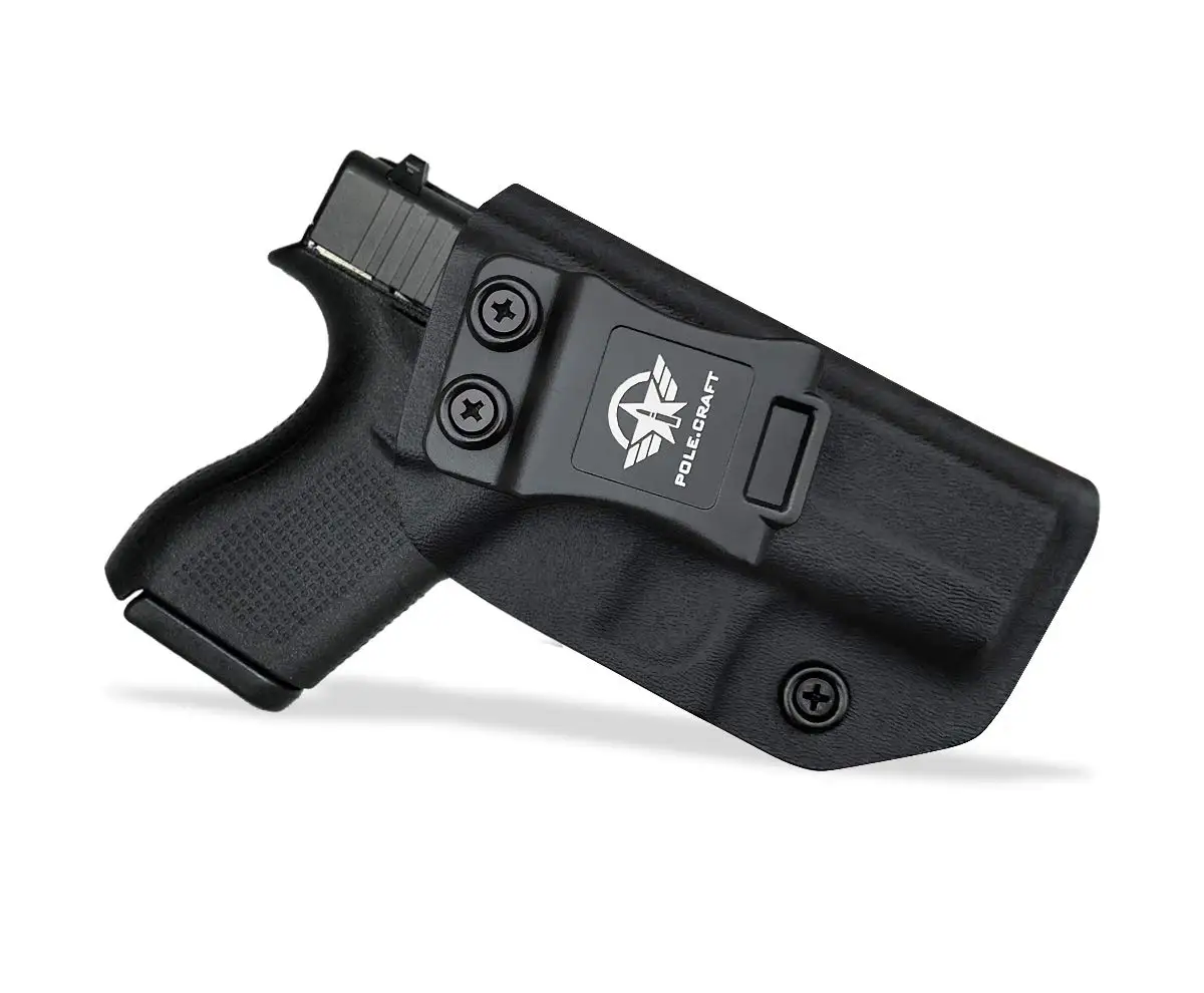 Glock 42 Holster IWB Kydex Holster Custom Fit: Glock 42 Pistol Case- Inside Waistband Concealed Carry for G42 Pocket Gun