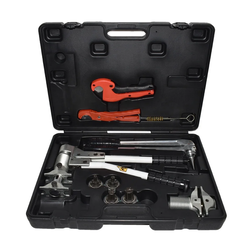 custom products manual pipe tool set plumbing tools cordless hydraulic press pex pipe tool