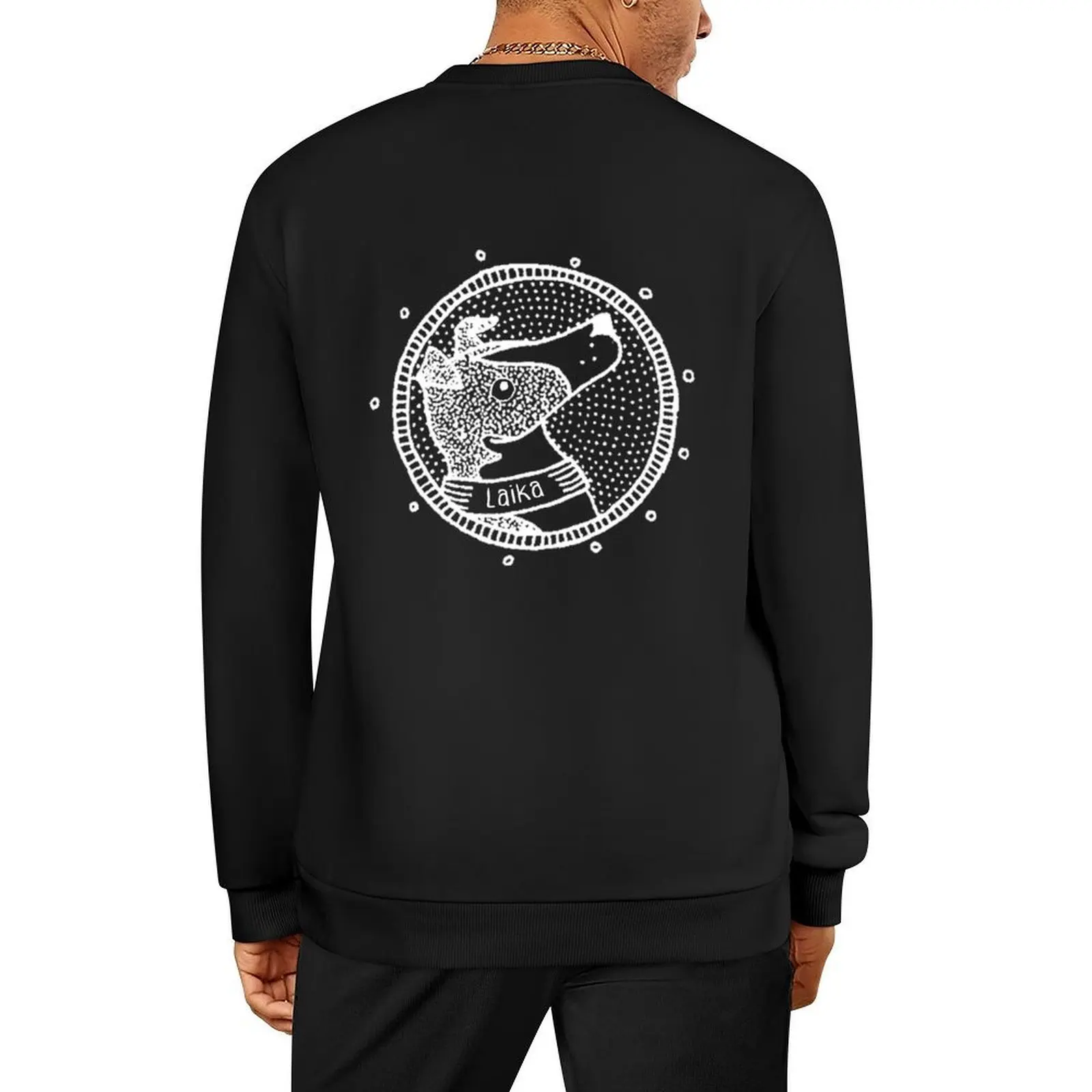 

Laika, Space traveler, The dog Pullover anime clothes men's sweat-shirt set autumn new products men clothes hooded sweatshirt