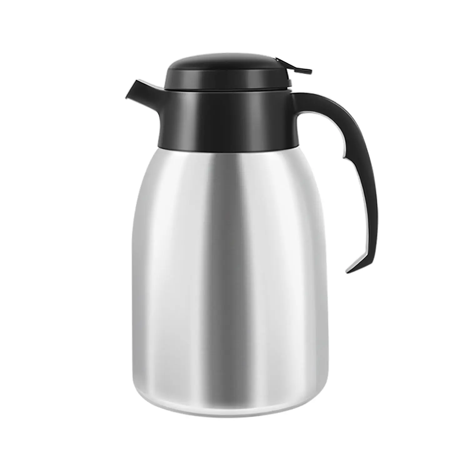 إبريق قهوة حراري 74 أونصة، ترمس لمدة 12 ساعة، إبريق معزول من الفولاذ المقاوم للصدأ للحفاظ على القهوة الساخنة/الباردة والشاي والماء والتجفيف