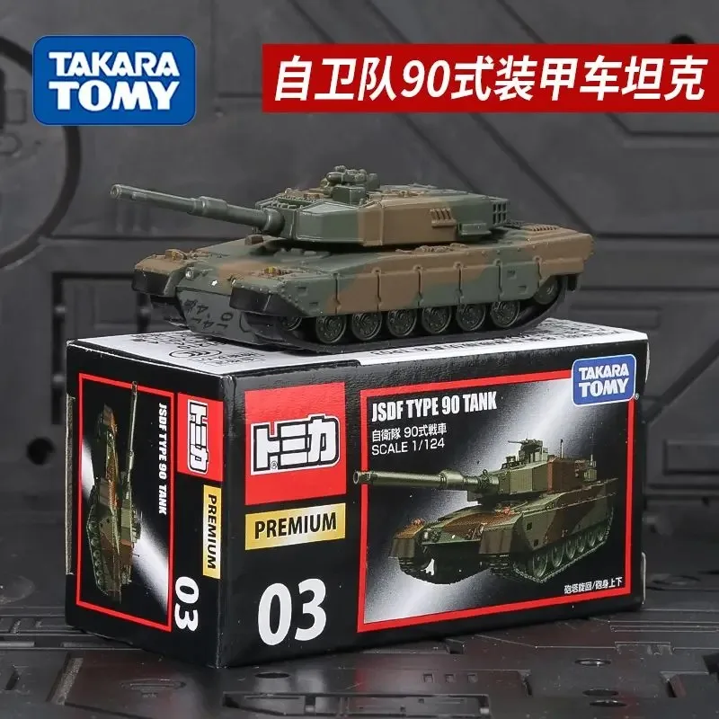 TAKARA TOMY Black Box TOMY Tomica Модель автомобиля из сплава TP03 JSDF Тип 90 Танк Военный автомобиль Коллекционная игрушка