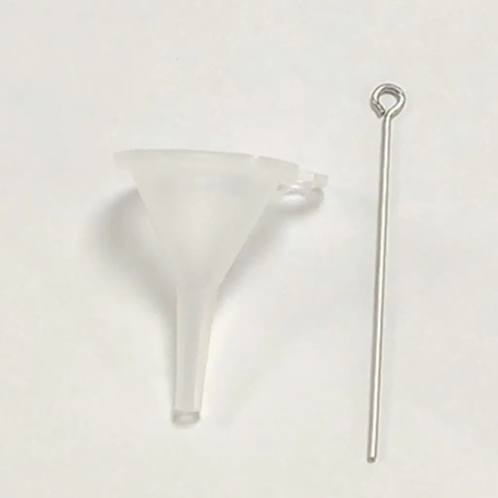 2 Small Plastic Funnels for Perfume Oil Filling Bottles Or Containers