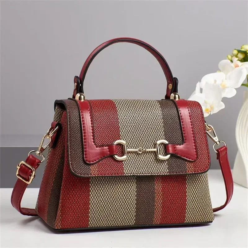 

Роскошная женская сумка, кожаная большая сумка высшего качества, элегантный кошелек на плечо со съемным ремнем