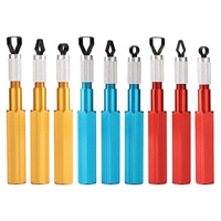 1pc Aluminum Alloy Corner Smoothing Cutter Handle Construction Tool Floor Skiving Cutter Welding Line Trowel Scraper Part