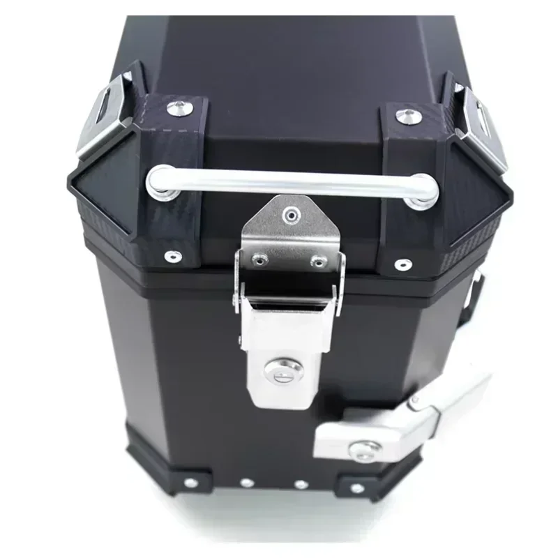 Universal Aluminum Toolbox Motorcycle Trunk Left Right Side Box Luggage Pannier Cargo Tool Box Storage