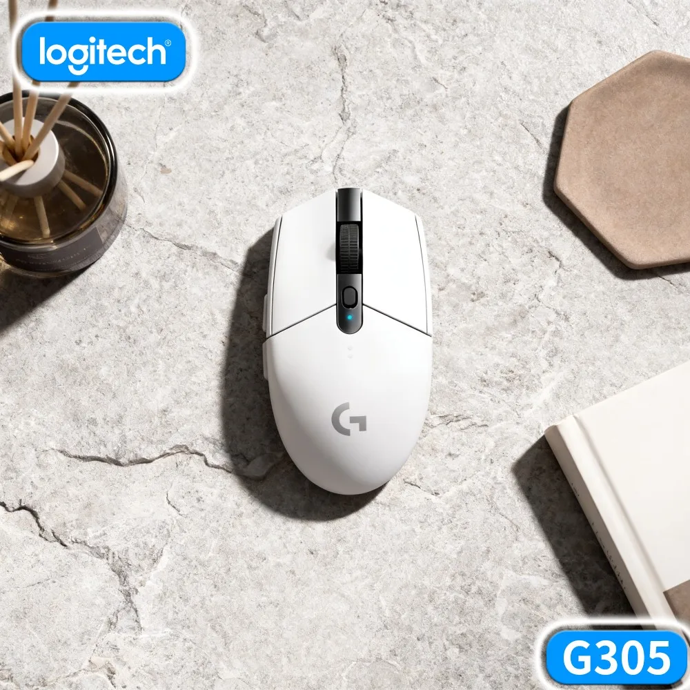 Logitech G305 LIGHTSPEED Pro Gamer Wireless Mouse HERO 12000 DPI 6 Programmable Buttons Accurate Sensor For PC Mac Gaming