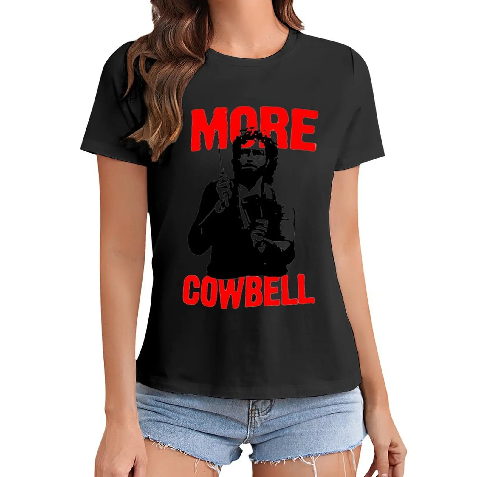 

More Cowbell Tshirt 2 T-Shirt new edition tops tees Woman T-shirts