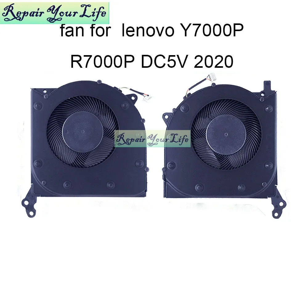 

Laptop CPU GPU Cooling fans for Lenovo Legion 5 Y7000P R7000P R7000 Y7000 Y550 Y550-15E 2020H 5V PC fan Cooler DC28000FAV0AVC1