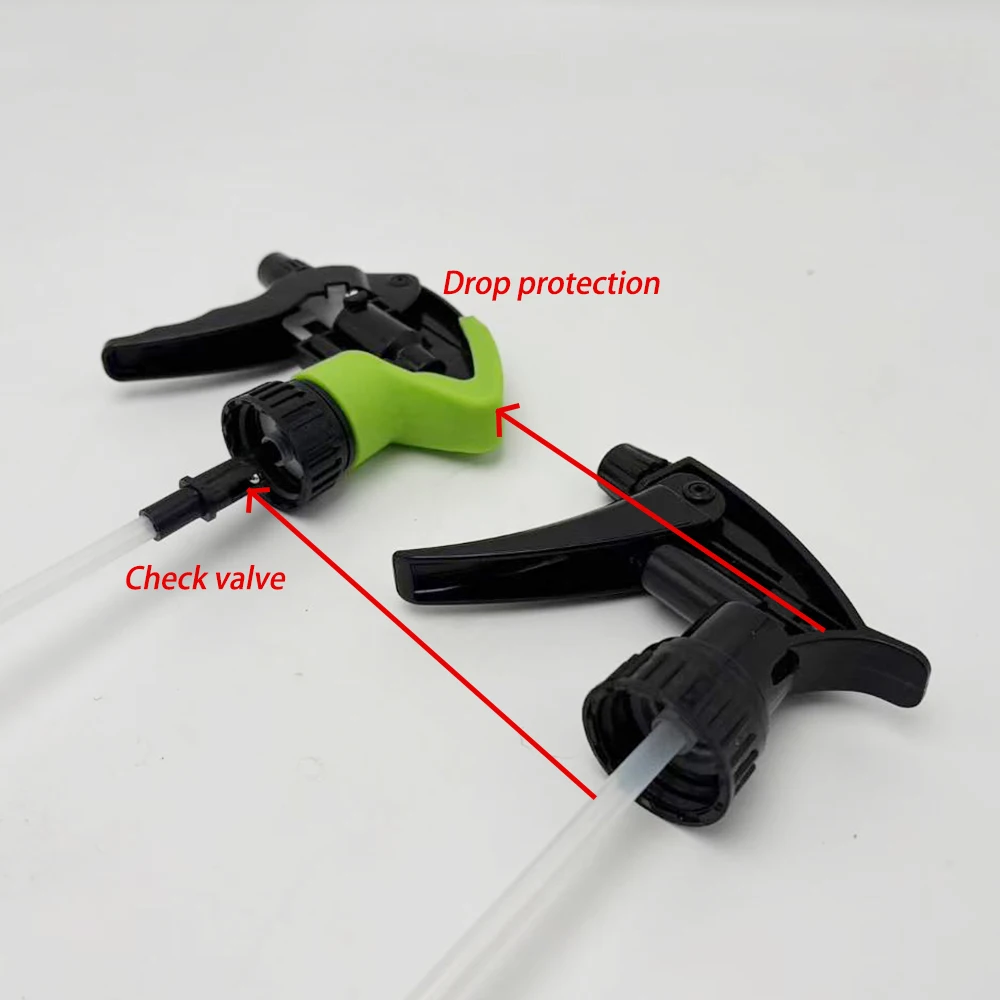 زجاجات رذاذ بلاستيكية فارغة، لحلول التنظيف، رذاذ التبييض، زجاجة رذاذ فارغة احترافية، بخاخ مع فوهة قابلة للتعديل #2