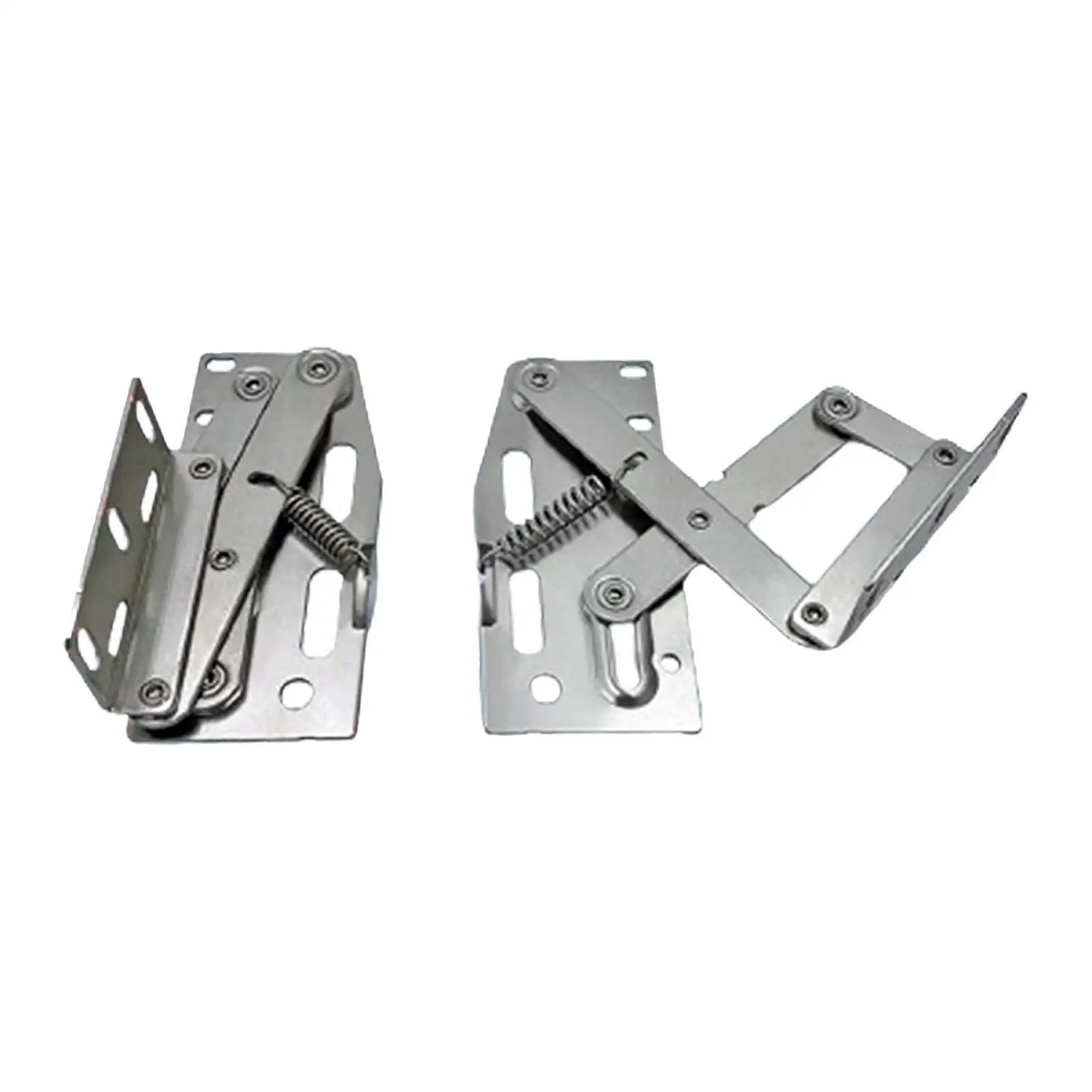 2 Pieces Tip Out Tray Hinges Scissors Spring Hinge Spring Door Hinge Iron Sturdy for Sink Front Drawer