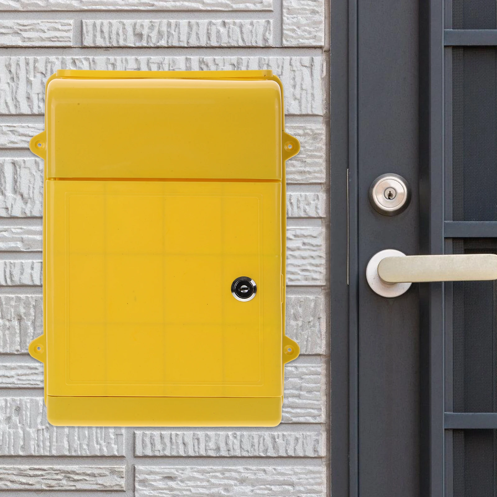 

Lockable Wall Mount Mailbox Outdoor Plastic Metal Waterproof Letter Box Holds Newspapers Keys Express Suggestions Ballotgarden