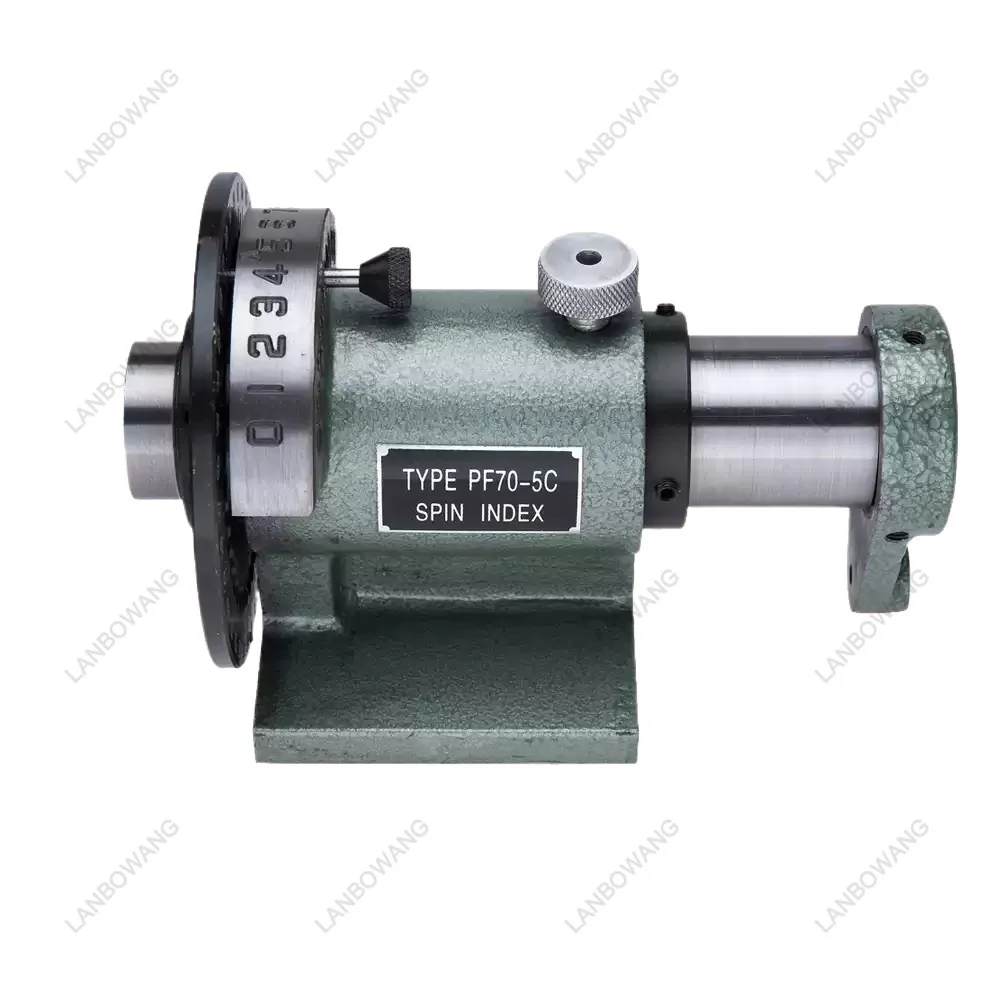PF70‑5C Indexing Head Holder For Milling Grinder Matching 2‑5 Inch Standard Chucks