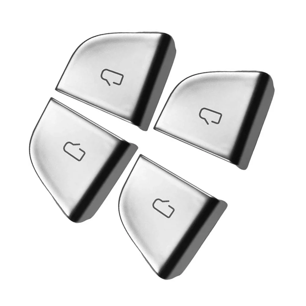 4pcs Door Switch Button Cover Set for Tesla For Model Y For Juniper 2025 2026 Direct Replacement OEM Fit No Programming Required