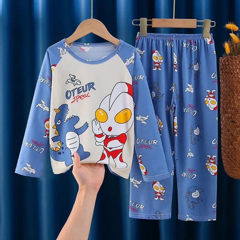 Conjuntos de pijamas de Mickey Stitch para niñas, ropa de dormir para adolescentes, pijamas para niños, ropa de casa de Navidad, ropa de estar por