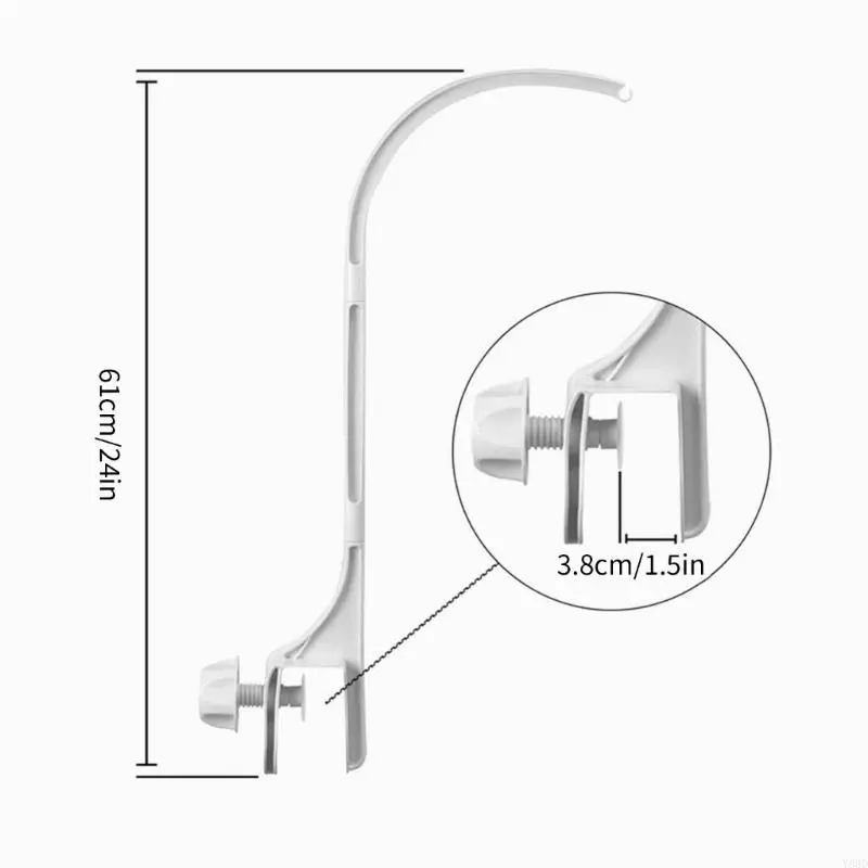 Y88D إطار الحركة الموسيقية حامل قوس الذراع للطفل الموسيقية سرير المحمول لعبة سرير الطفل المرفق #6