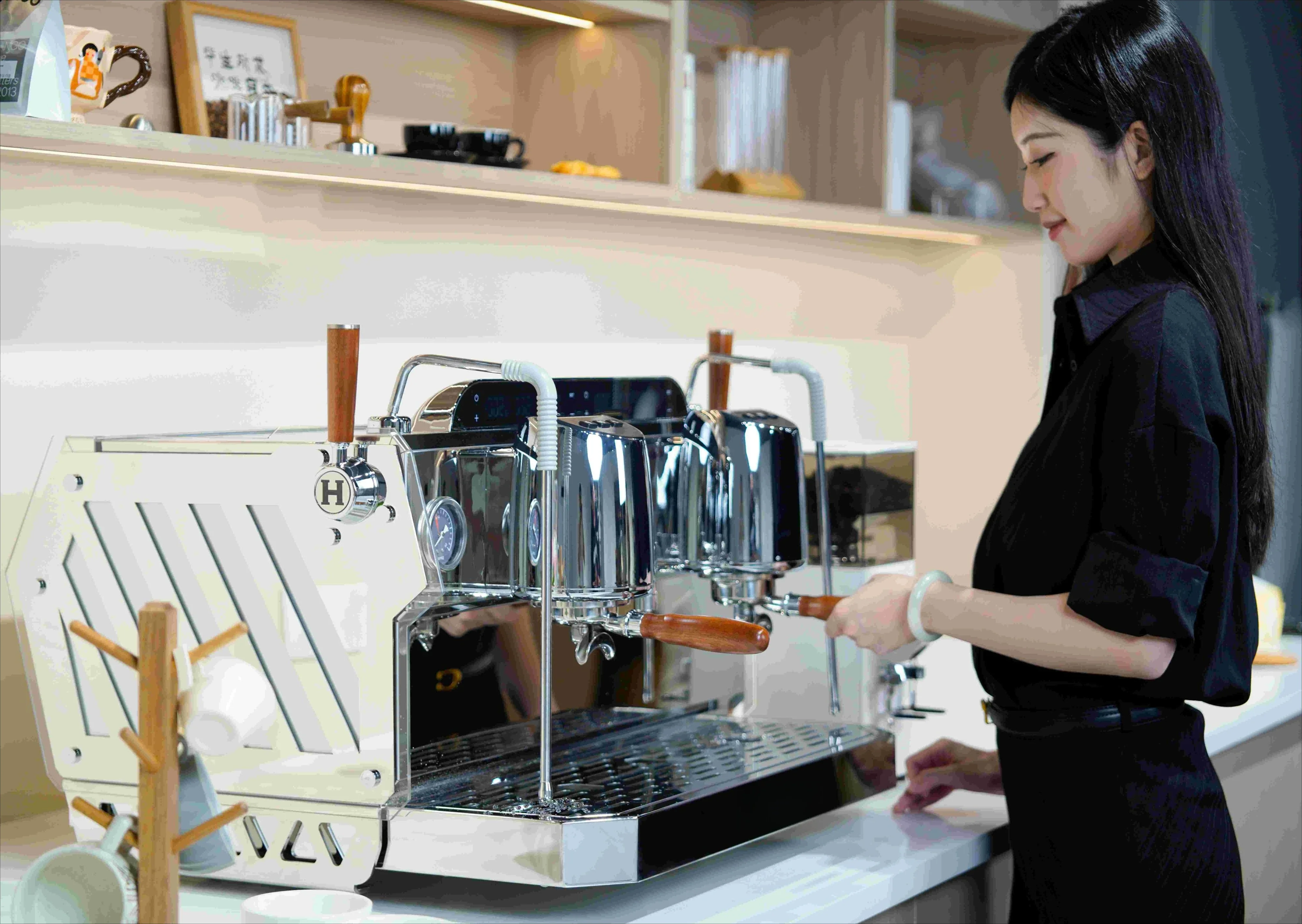 Coffee 2 Group Commercial Coffee Making Price Espresso Machine