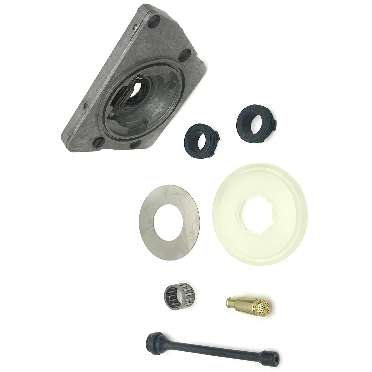 Kit filtro tubo flessibile per rondella della polvere dell'ingranaggio a vite senza fine della pompa dell'olio adatto per parti della motosega 61 66 266 268 272 XP 266XP 268XP 272XP