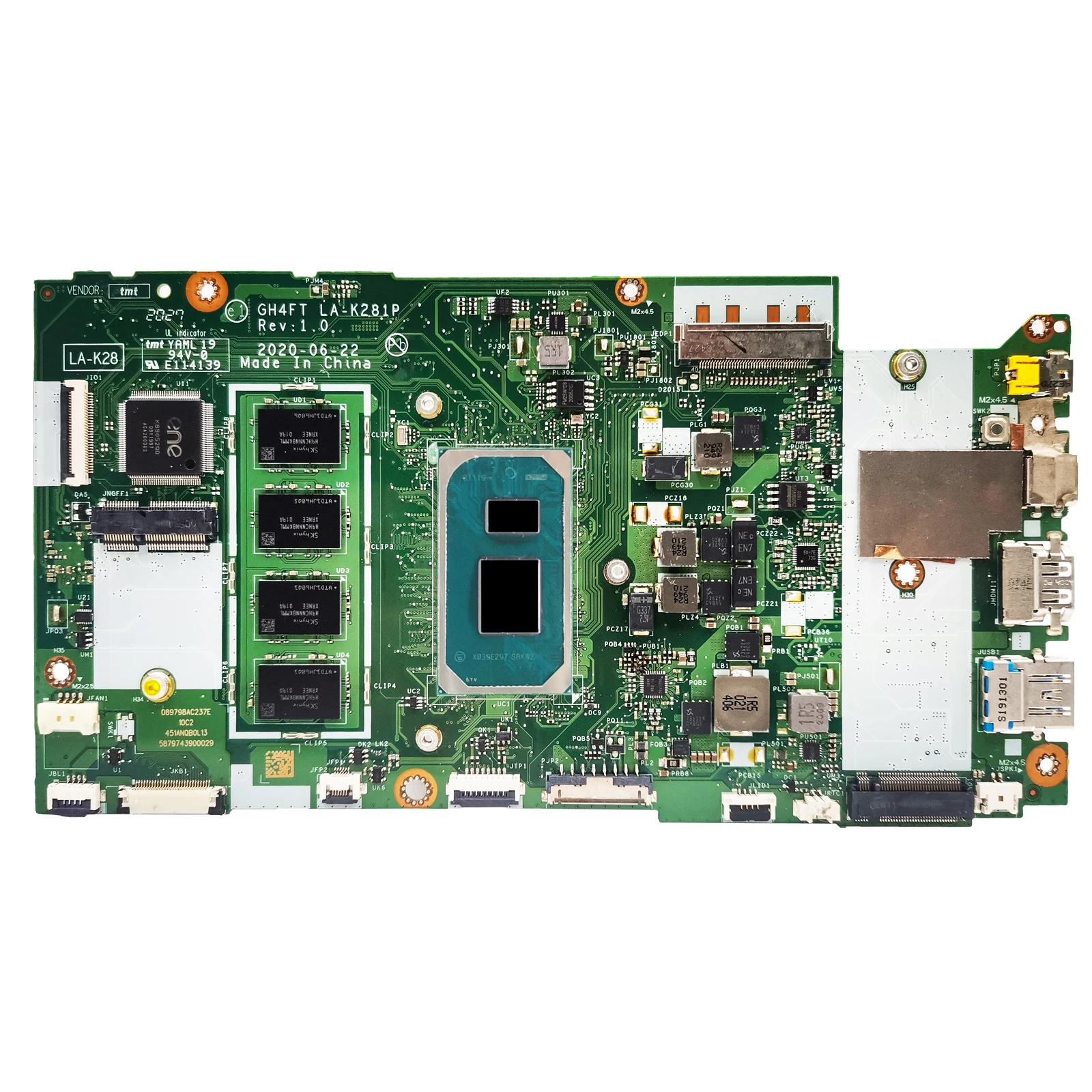 Placa-mãe do portátil para Acer, GH4FT, LA-K281P, placa-mãe para Acer Swift 3, SF314-59, N19C4, NBA0P11001, i3, i5, i7, 11o processador central, 8GB, 16GB RAM