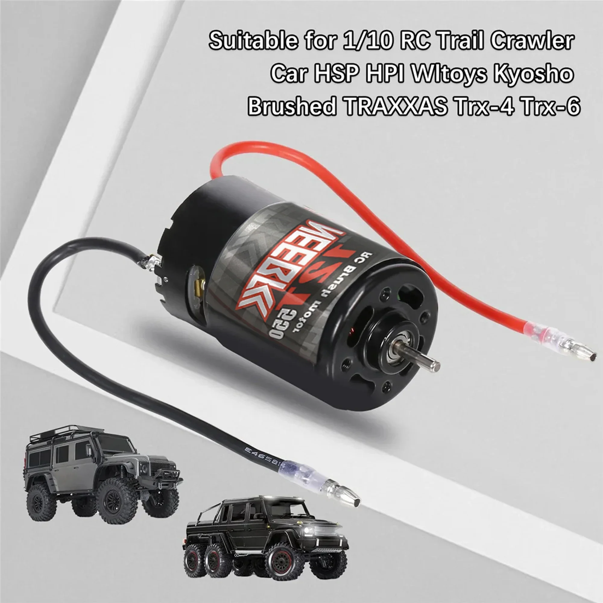 NEEBRC 550 12T 21T 29T 35T 55T Waterdichte Geborstelde Motor voor 1/10 RC Auto vrachtwagen Crawler Wltoys Axiale WPL SCX10 AXI03007 90046 TRX4