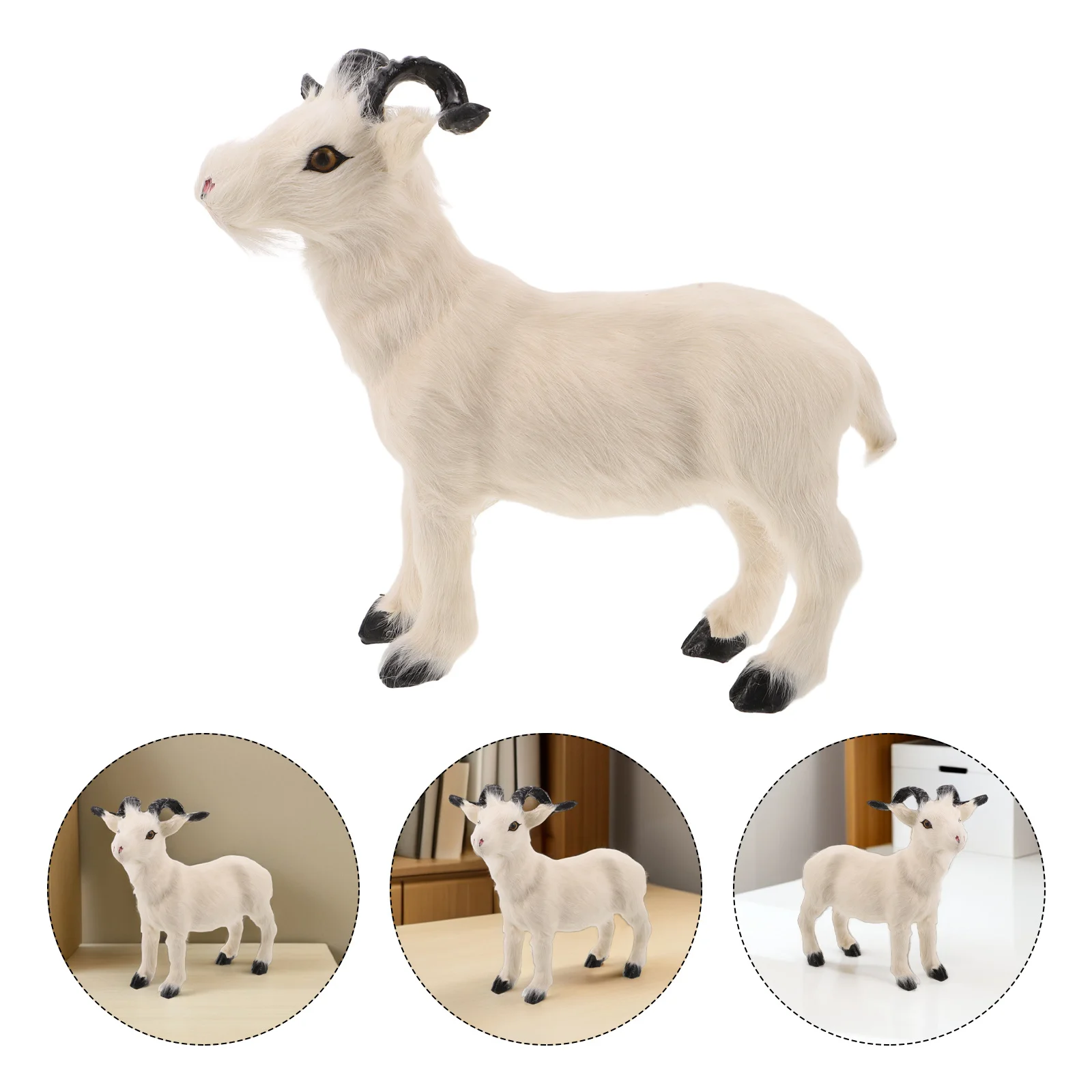 

6,7-дюймовая скульптура премиум-класса в виде животного для декора интерьера, вдохновленная природой, для украшения помещений и улицы