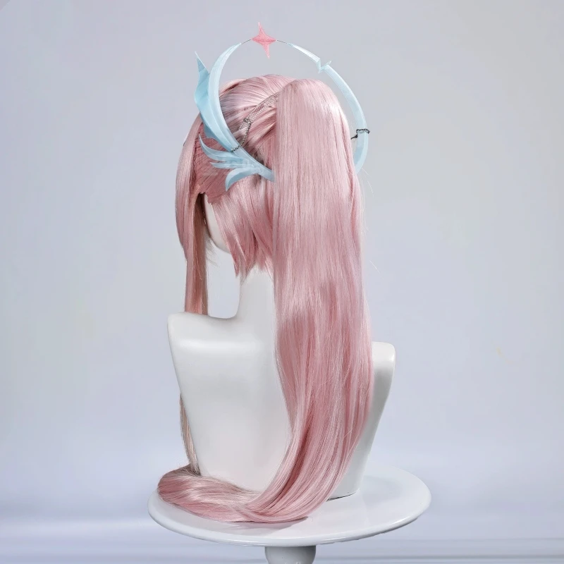 Game Wuthering Waves Aemeath Cosplay Wig High Temperature Synthetic Wig Long Hair for Halloween Comic-con Accessories Stock