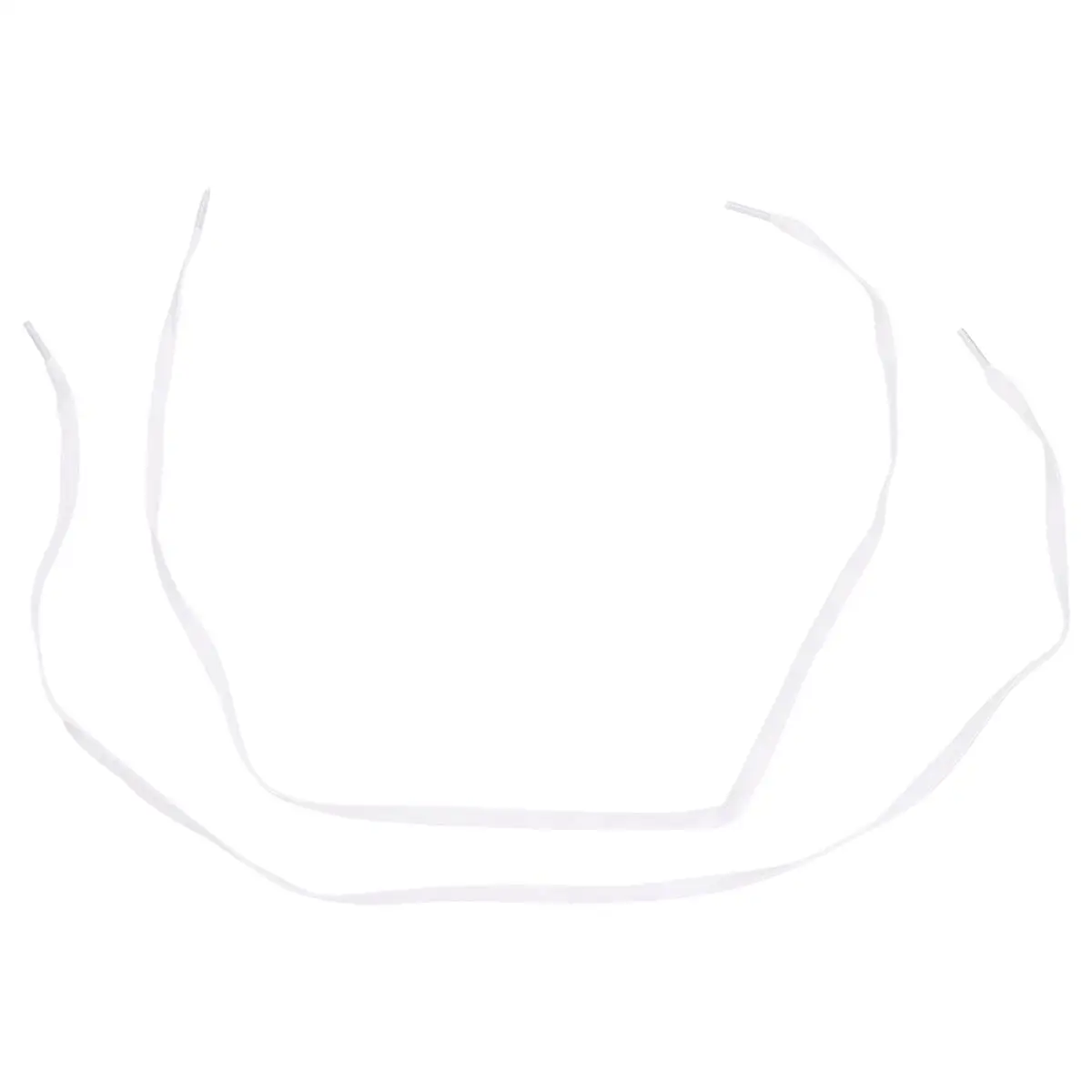 

Waxed Shoelaces Flat Cotton Sports Shoes Sneakers White Casual Tie Eco Friendly Dye Resists Fraying Elegant Colors