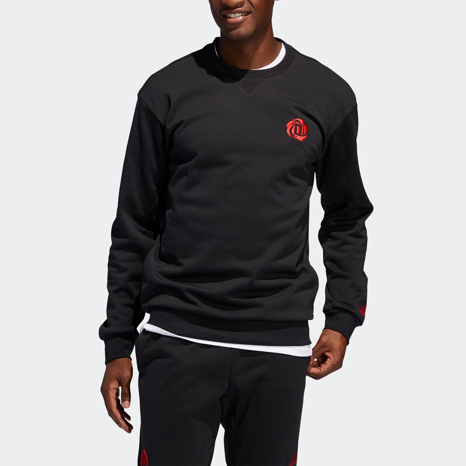 

Оригинальная мужская баскетбольная спортивная толстовка Adidas ROSE CREW нового сезона FP8368