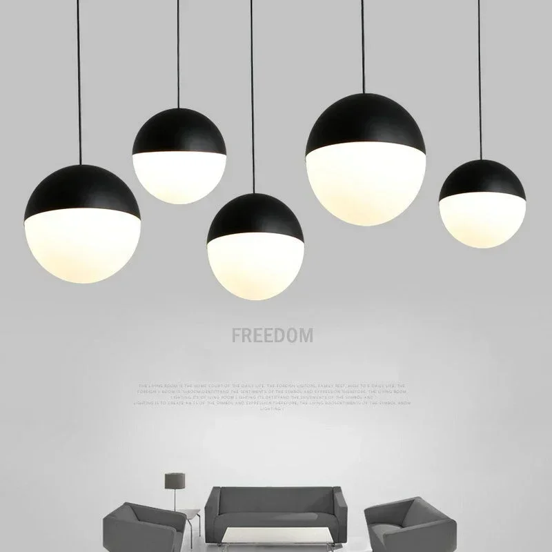 nordic glass ball pendant light led circular de luxo moderno luminarias para restaurante e quarto decoracao para casa 01