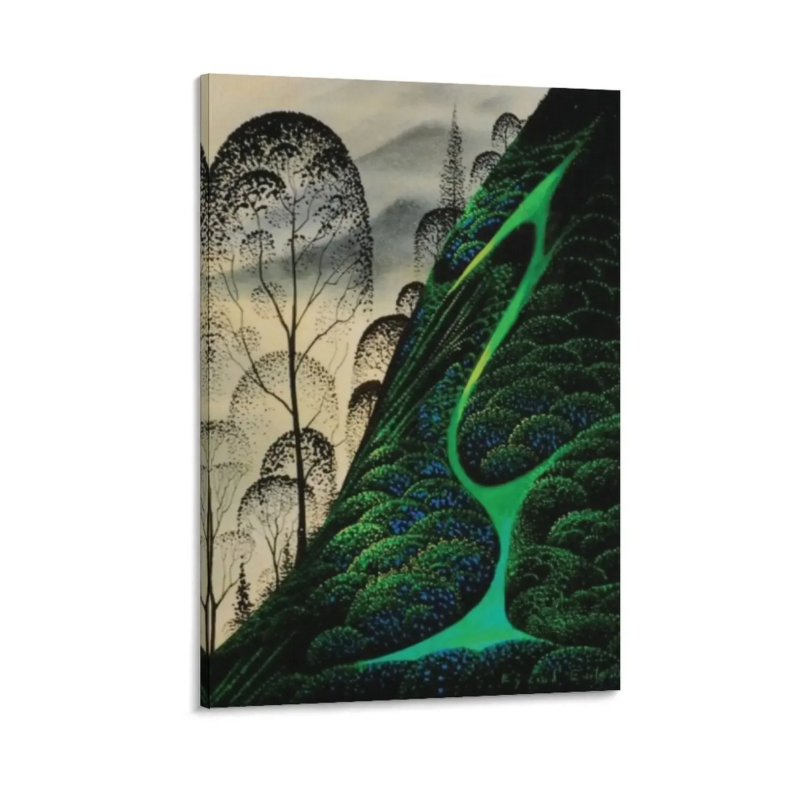 

Eyvind Earle Canvas Painting interior paintings vintage home decor room decorations aesthetic