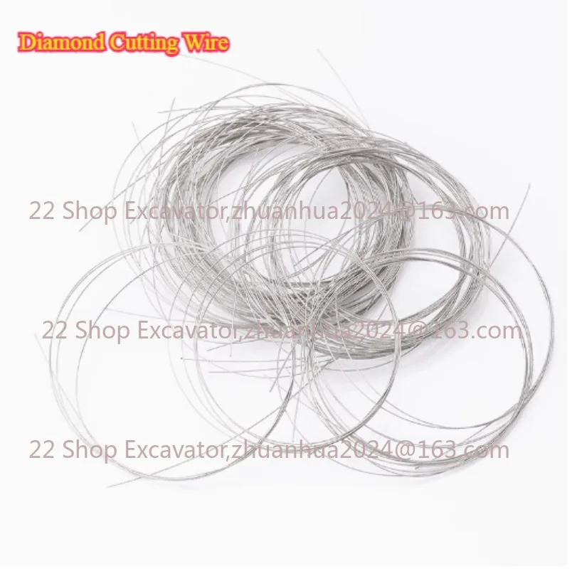 초극세 다이아몬드 와이어 길이 5M 최소 손실 견고한 다기능 톱 와이어 유리 대리석 화강암 석재 옥 절단 도구