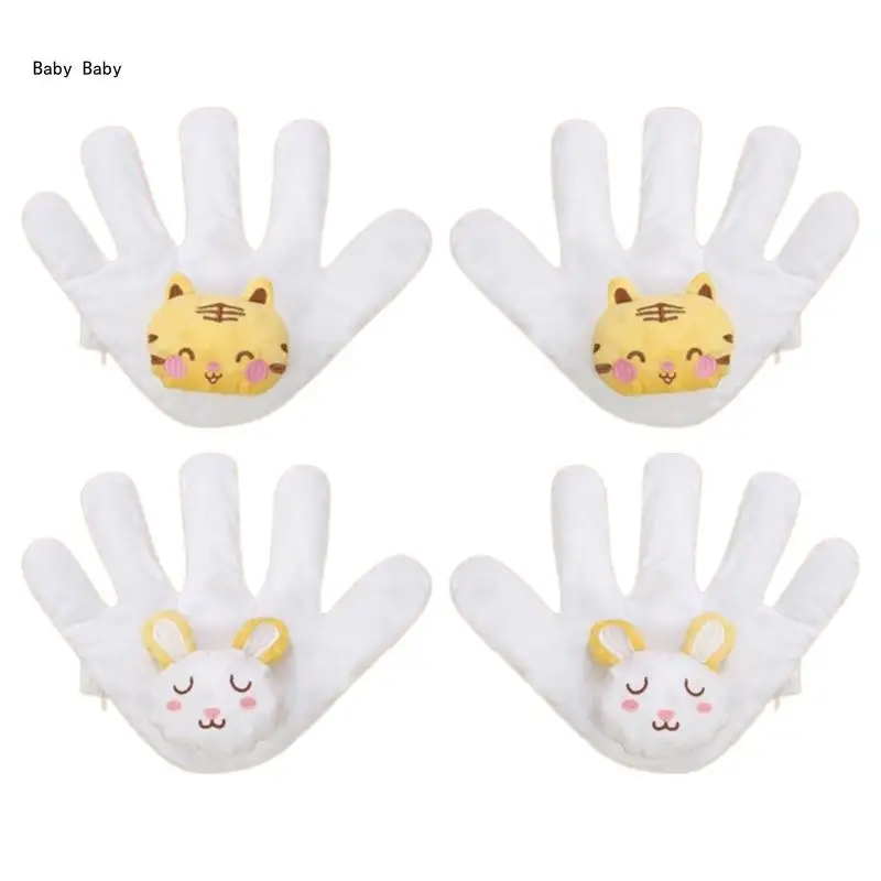 

Soothing Cartoon Left Right Hands Pillow Hands Q81A