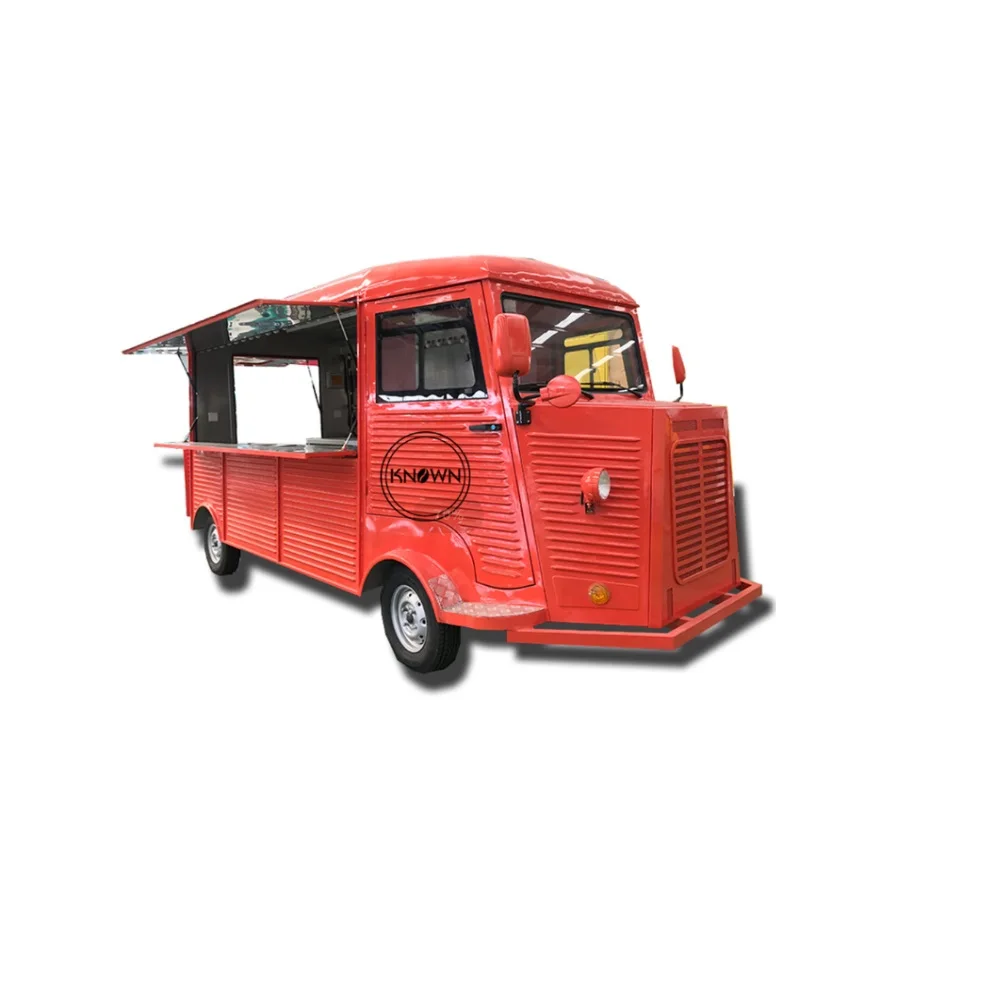 Hot Sale 5m Long Mobile Electric Food Truck Cart For Sale Europe Support Color Size And Inner Design Customize