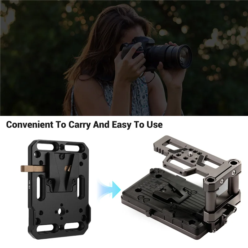 b03b-カメラ拡張ボード-v-ポート-バッテリー-バックル-プレート-v-ポート-ハンガー-プレート-v-ポート電源バックル-プレート