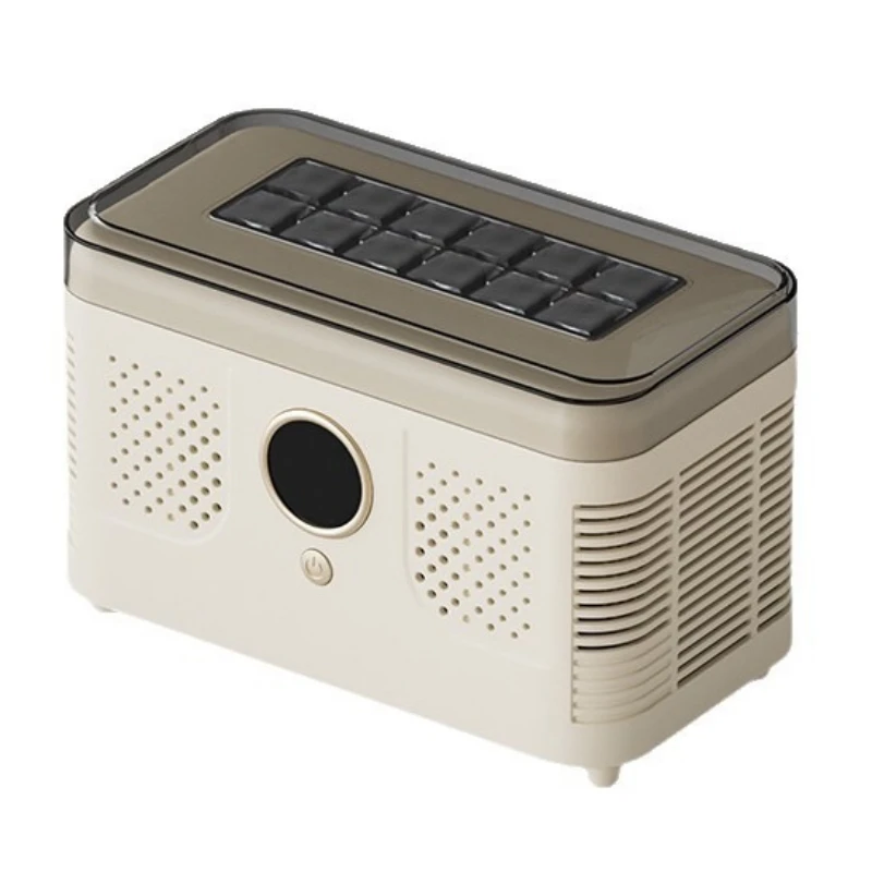 

Desktop small ice machine, mini portable, home dormitory office, automatic ice box