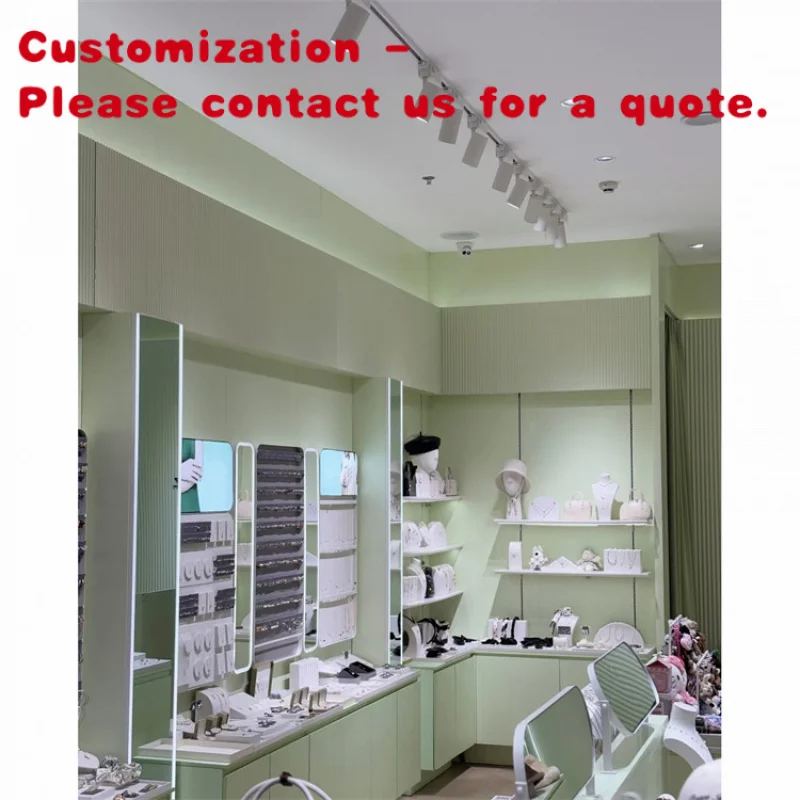 

custom.Customized Showcase Display Cabinet Furniture Modern Luxury High End Shopping Mall Boutique Display Cabinet