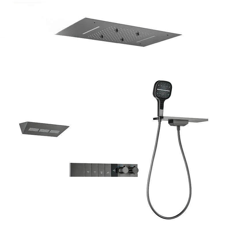 constant temperature concealed shower, hotel household concealed shoulder spray storage table shower