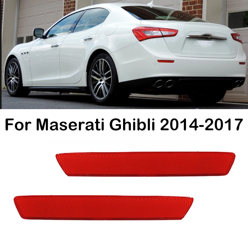 

For Maserati Ghibli 2014 2015 2016 2017 Rear Bumper Reflector Warning Light Reverse Stop Brake Light Lamp 675000321 675000322