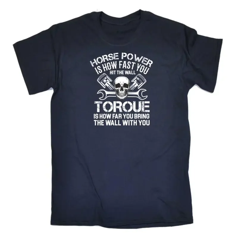 Mechanic Horsepower Torque V2 Mens Funny Novelty T Shirt