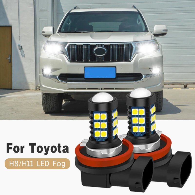 

2 шт., автомобильные передние противотуманные фары для Toyota Prado 150, 2010, 2011, 2012, 2013, 2014, 2016, 2017, автомобильные аксессуары