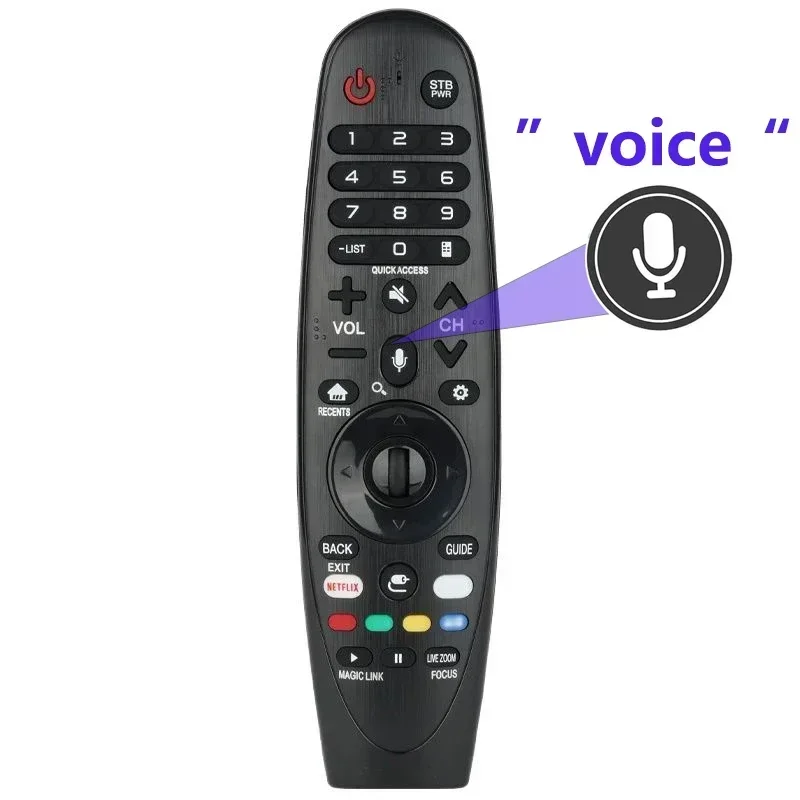 Pilot głosowy do telewizora AN-MR18BA AN-MR600 AN-MR650A AN-MR19BA MR20GA do telewizorów LED OLED UHD Smart TV 43UJ6500 43UK6300 UN8500 UM7600 — zdjęcie produktu 6