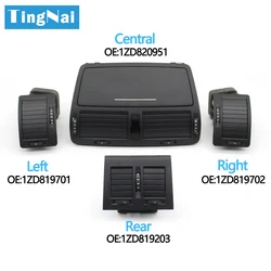 Rejilla de ventilación delantera y trasera de coche, accesorio para Skoda Octavia 2, A5, MK2, RS 2004-2014, YETI 2010-2017, 1ZD819701,1ZD819702