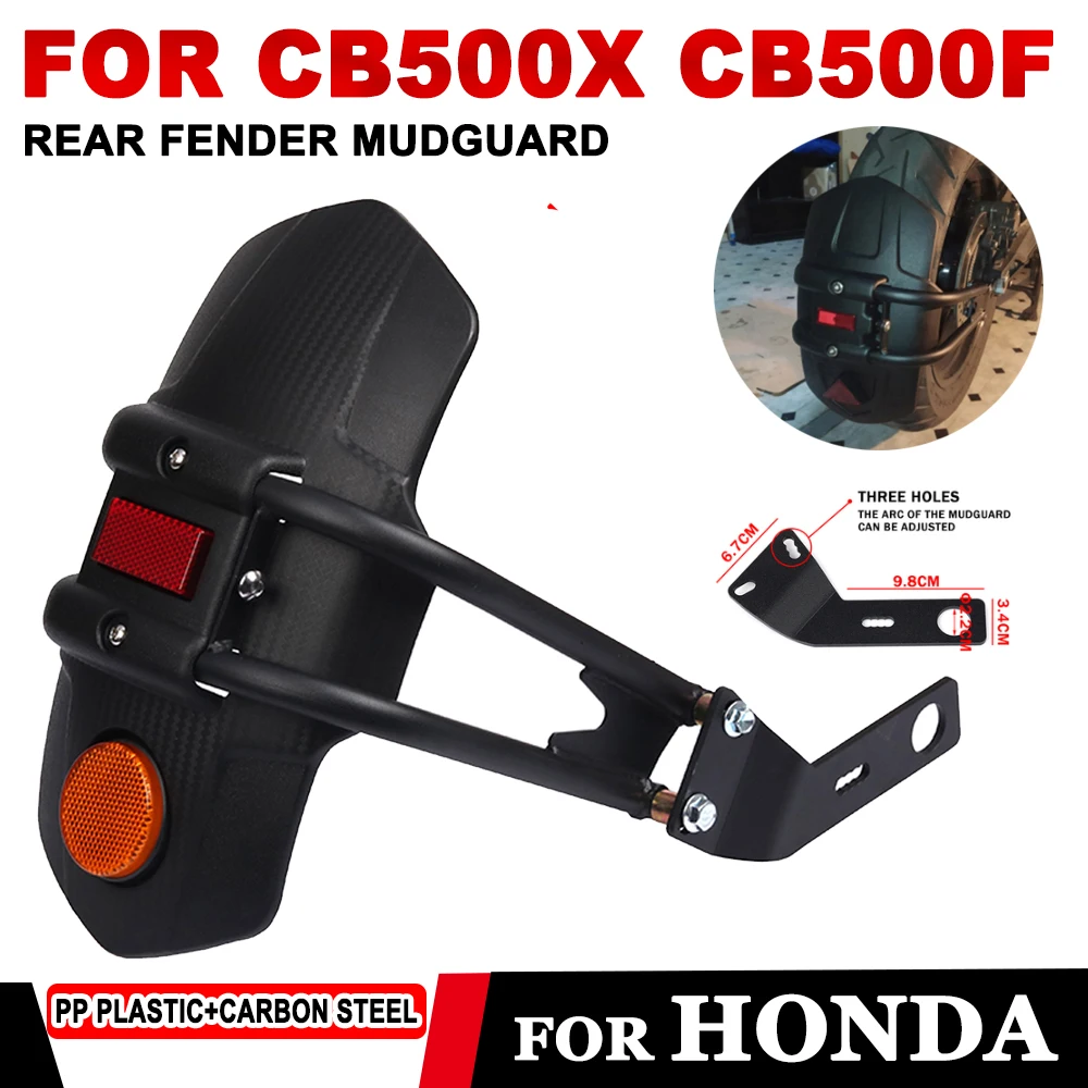

2019 - 2023 For HONDA CB500X CB500F CB500 CB 500 X F 500X 500F Motorcycle Accessories Rear Fender Mudguard Splash Guard Cover