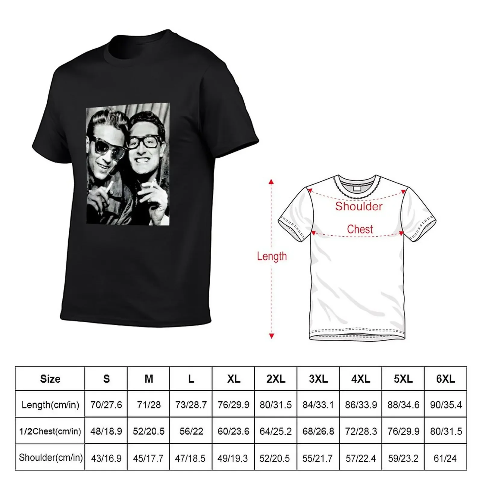 Buddy Holly And Waylon Jennings 7 Unisex T Or Women Vintage Retro For Kids Best Trending Graphic T-Shirt