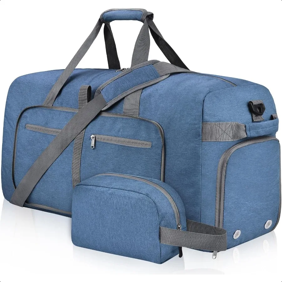 

Duffle Bag with Shoes Compartment and Adjustable StrapFoldable Travel Duffel Bags for Men Women Waterproof Duffel Bags