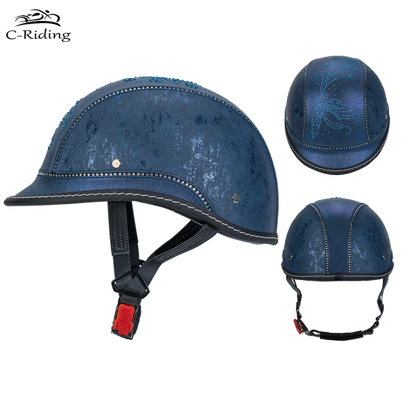 Personality Ancient Phoenix Motorcycle Helmet Cruise Half Helmet Pedal Vintage Helmet Electric Vehicle Helmet Male Female