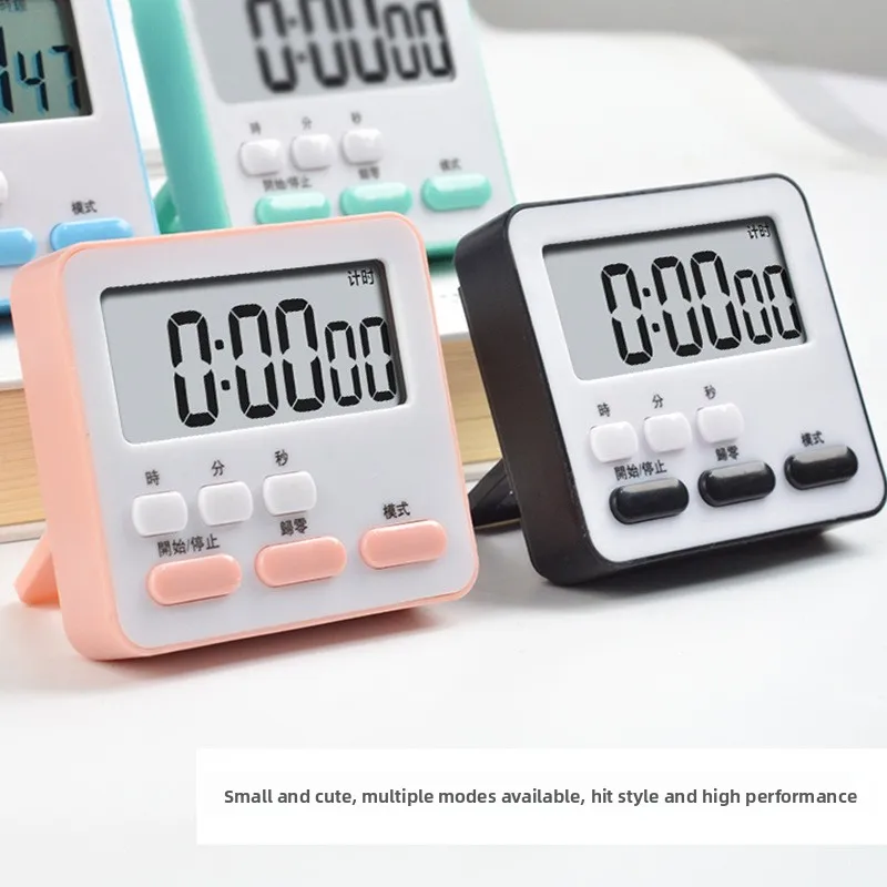 المطبخ الموقت إنذار العد التنازلي دراسة مدير الوقت الموقت البصري تذكير ساعة توقيت المقتفي جهاز حارس #4