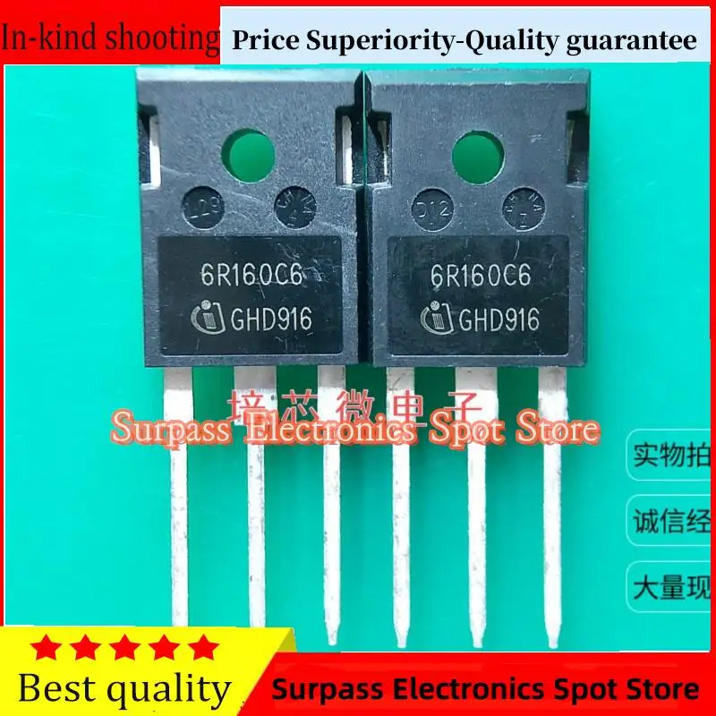 50PCS-100PCS  IPW60R160C6 6R160C6  NTO247 24A/600V Price Superiority-Quality guarantee