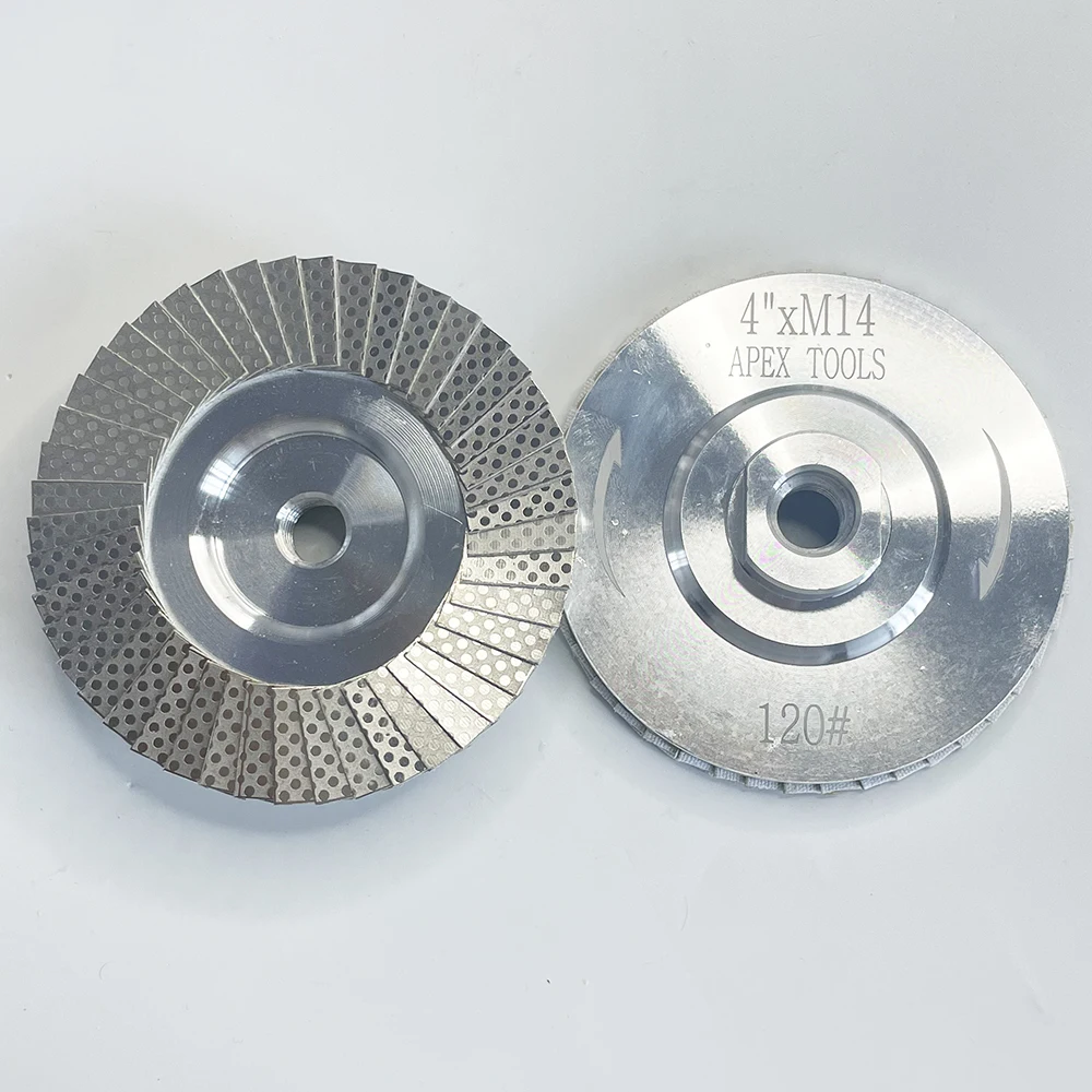 

4 Inch 100mm M14 Diamond Flap Disc Electroplated Grinding Wheel For Grinding and Trimming Stone Ceramic Tile Tungsten Steel